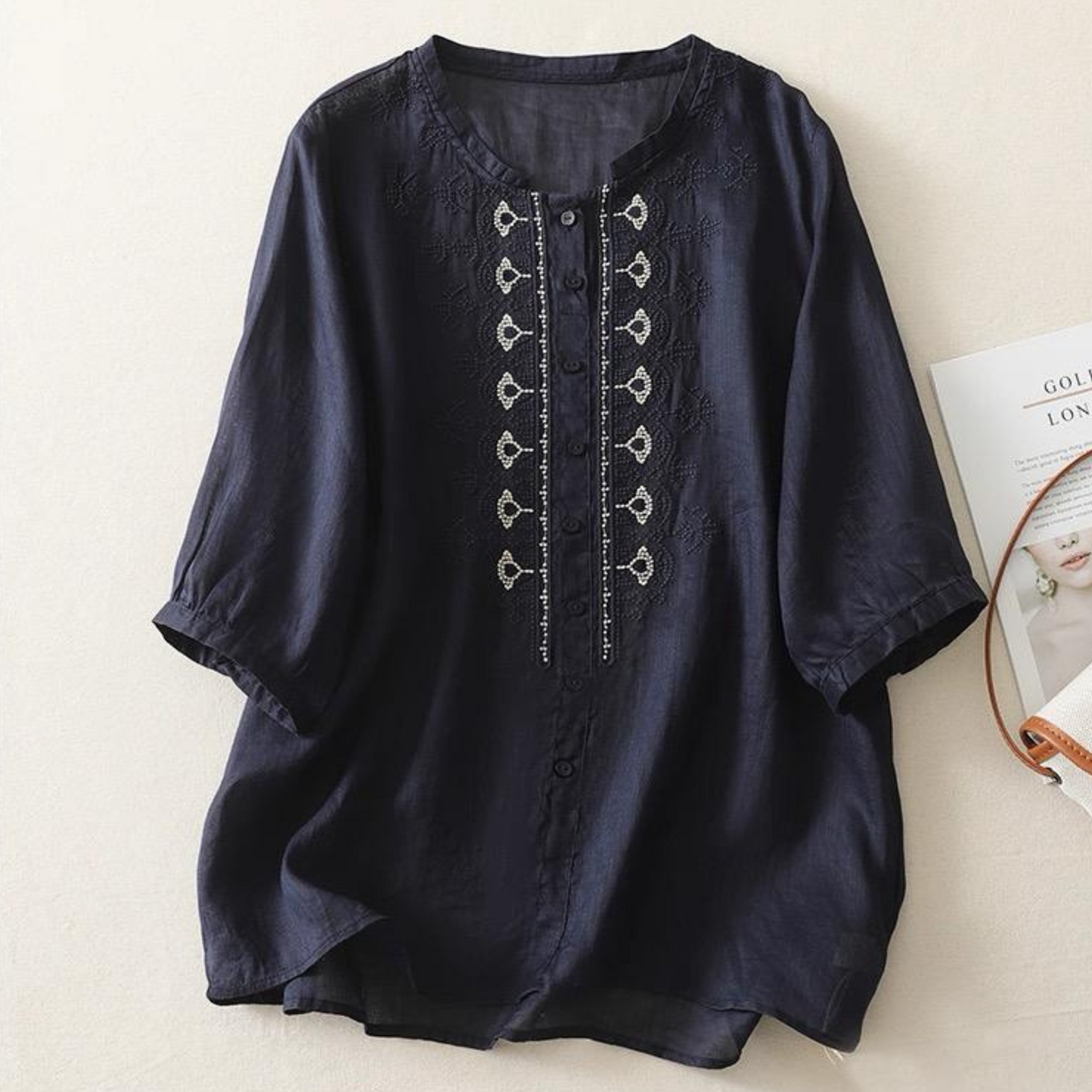 Pure Cotton Embroidered Comfortable Top