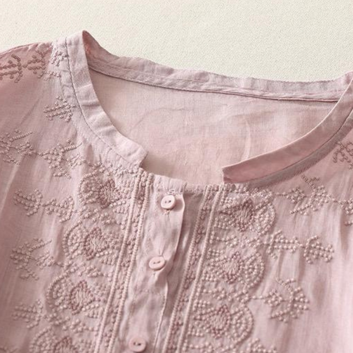 Pure Cotton Embroidered Comfortable Top