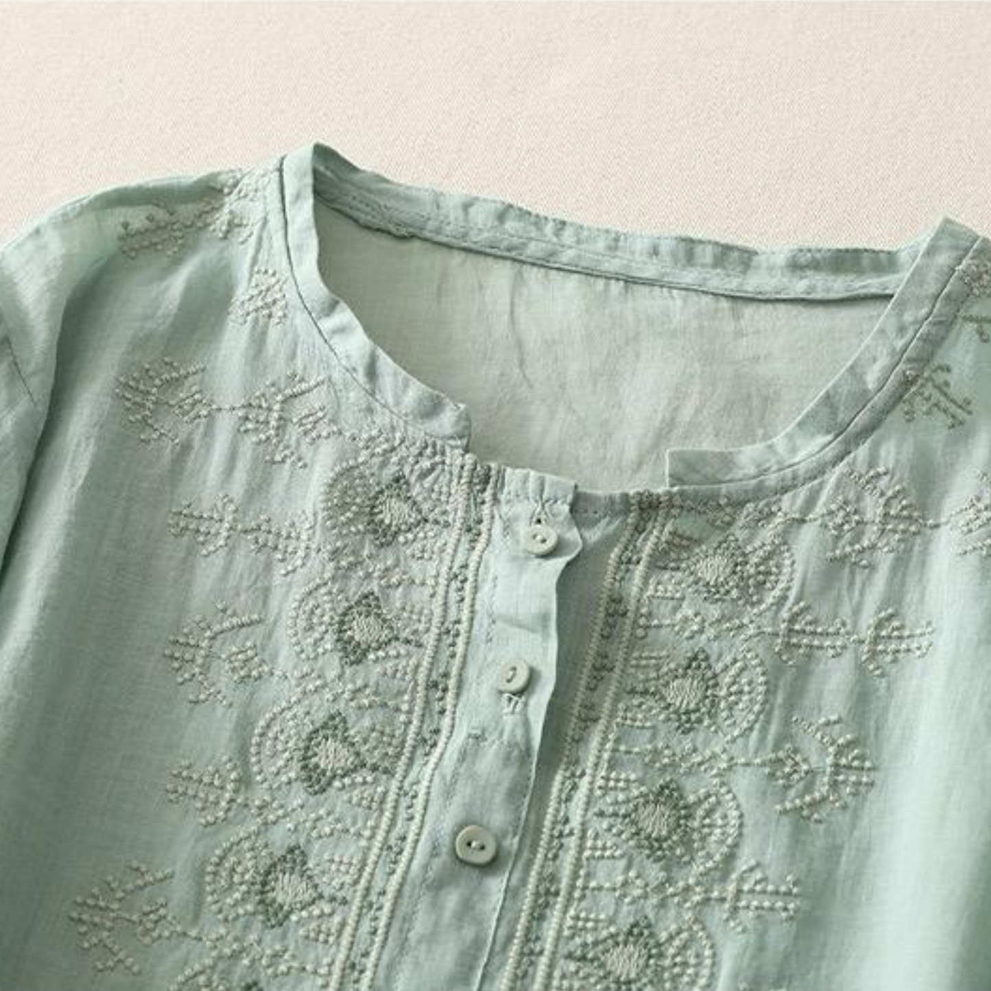 Pure Cotton Embroidered Comfortable Top