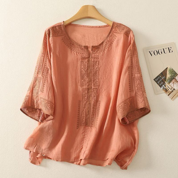 Pure Cotton Embroidered Comfortable Top
