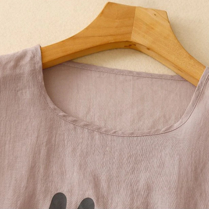 Pure Cotton Printed T-Shirt Top