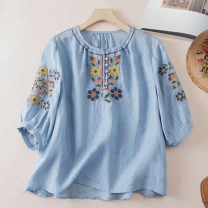 Pure Cotton Embroidered Comfortable Top