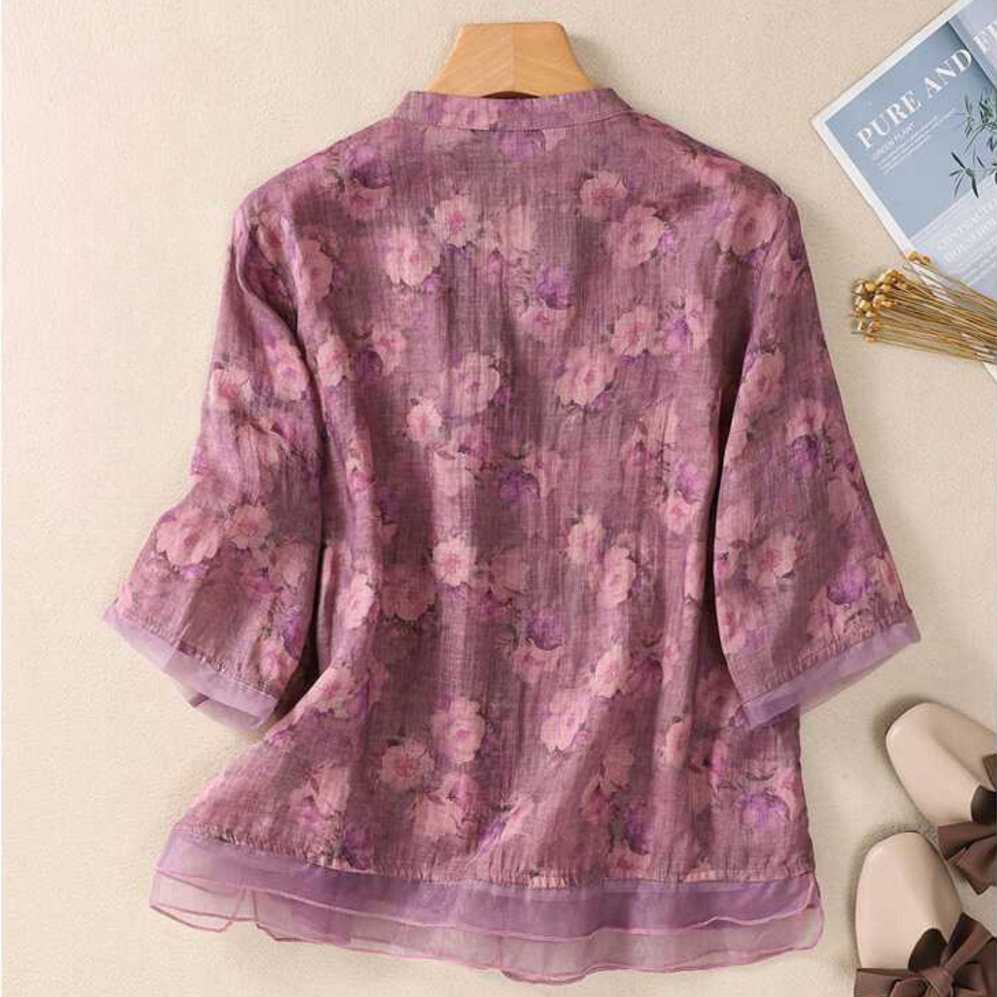 Pure Cotton Floral Printed Shirt