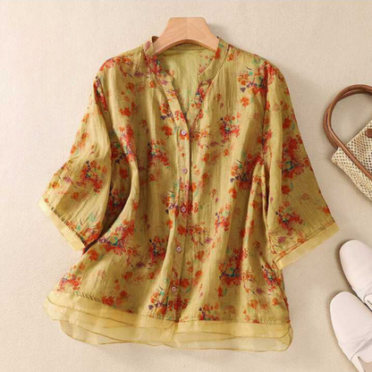 Pure Cotton Floral Printed Shirt