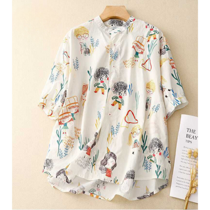 Cotton Digital Printed Comfort Shirt