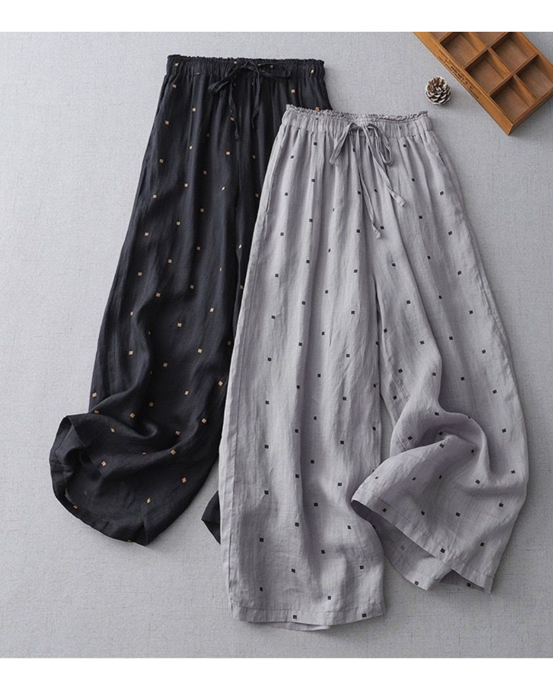 Pure Flex Cotton Printed Dot Harem Pants for Women