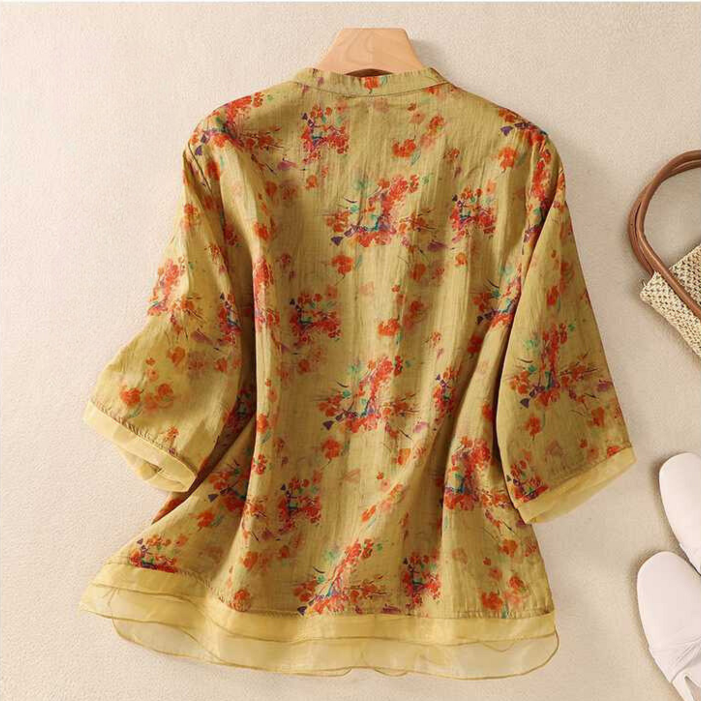 Pure Cotton Floral Printed Shirt