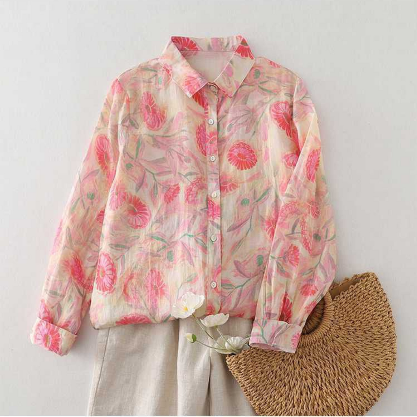 Pure Cotton Printed Full Sleeve Casual Shirt