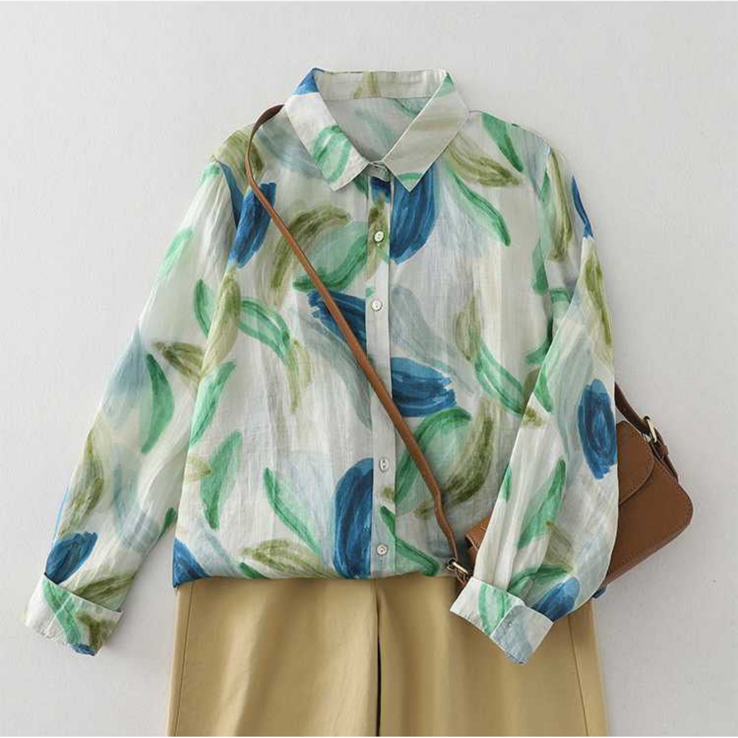 Pure Cotton Printed Full Sleeve Casual Shirt