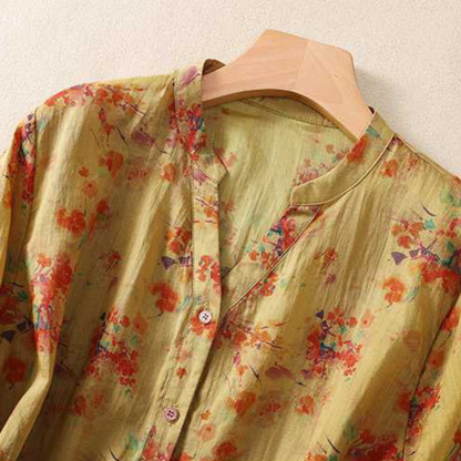 Pure Cotton Floral Printed Shirt