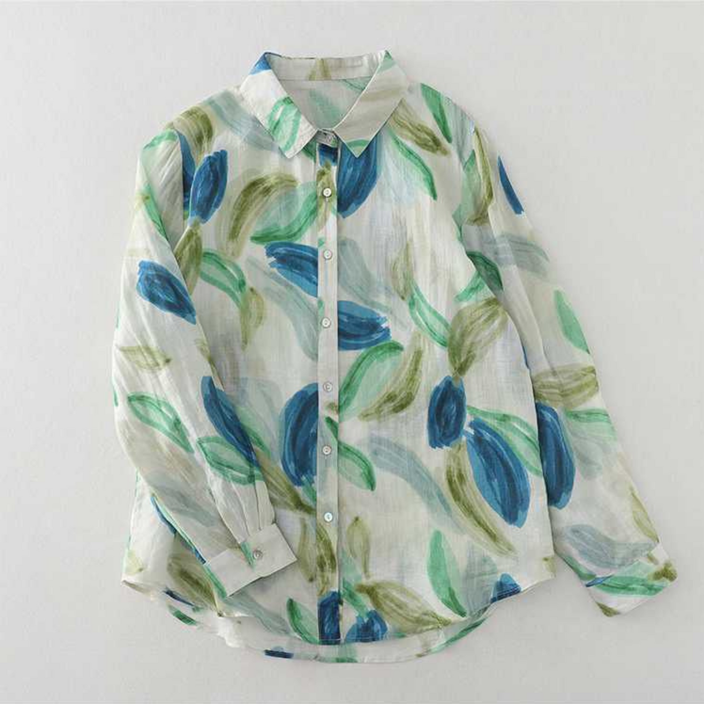 Pure Cotton Printed Full Sleeve Casual Shirt