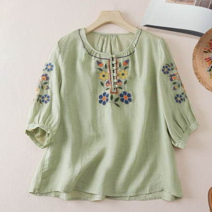 Pure Cotton Embroidered Comfortable Top
