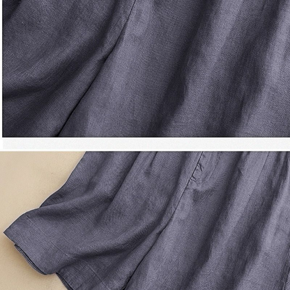 Pure Cotton Embroidered Shorts With Pocket