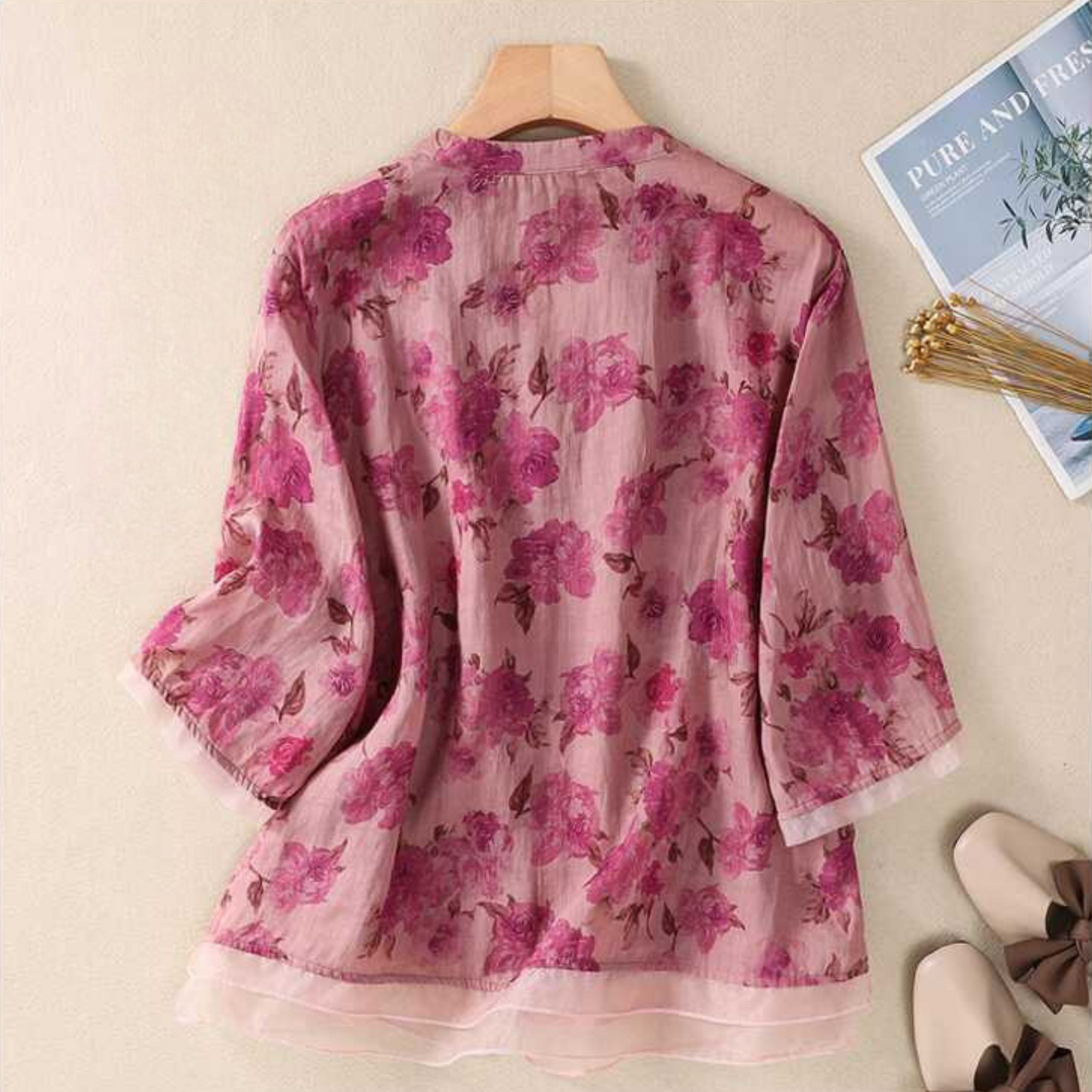 Pure Cotton Floral Printed Shirt