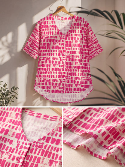 Pure Cotton Floral Printed Comfortable Shirt