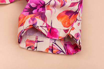 Pure Cotton Floral Printed Comfortable Shirt