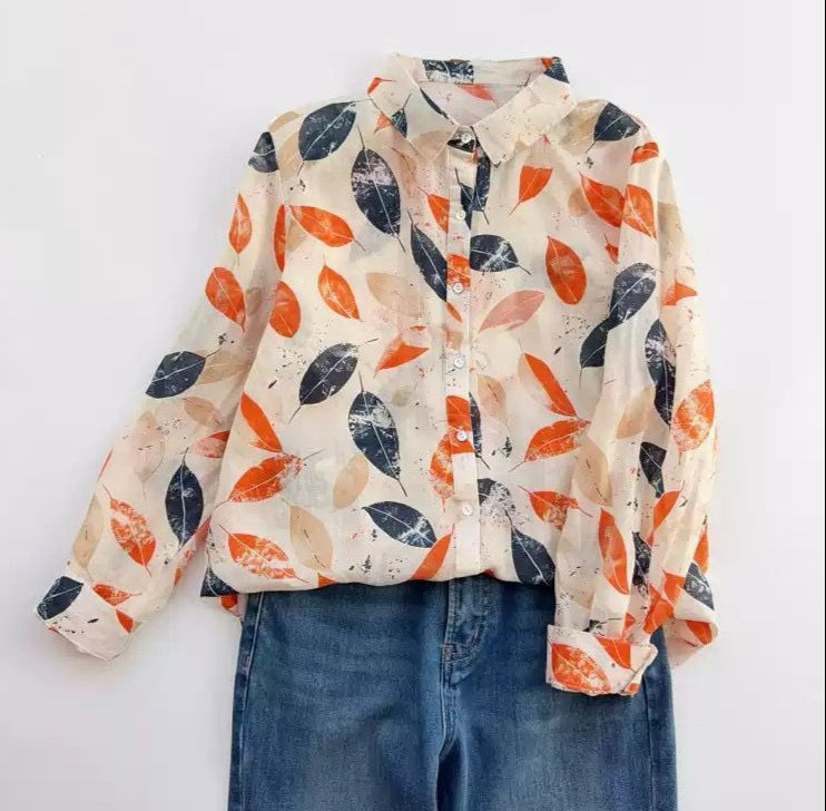 Pure Cotton Printed Full Sleeve Casual Shirt