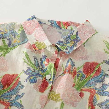Pure Cotton Printed Full Sleeve Casual Shirt