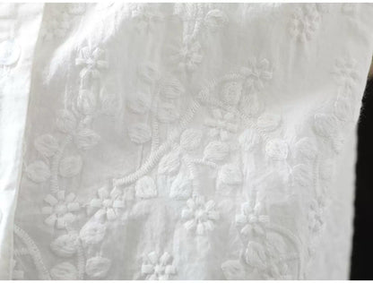 Pure Cotton Striped Patchwork Shirt for Women