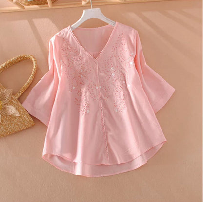 Premium Pure Cotton Embroidered Relaxed Fit Kaftan
