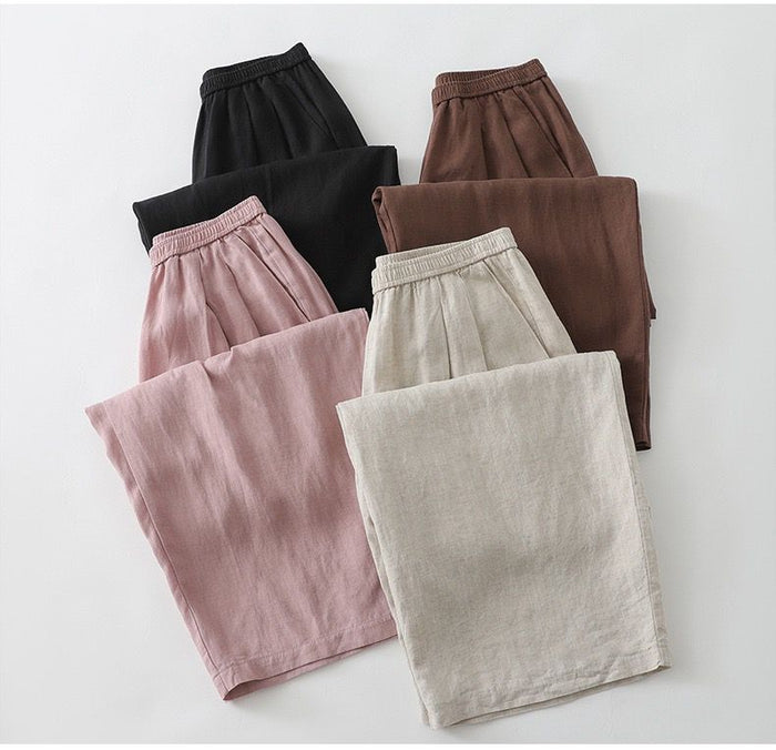 Boho Breeze Women's Pure Cotton Flex Casual Pants