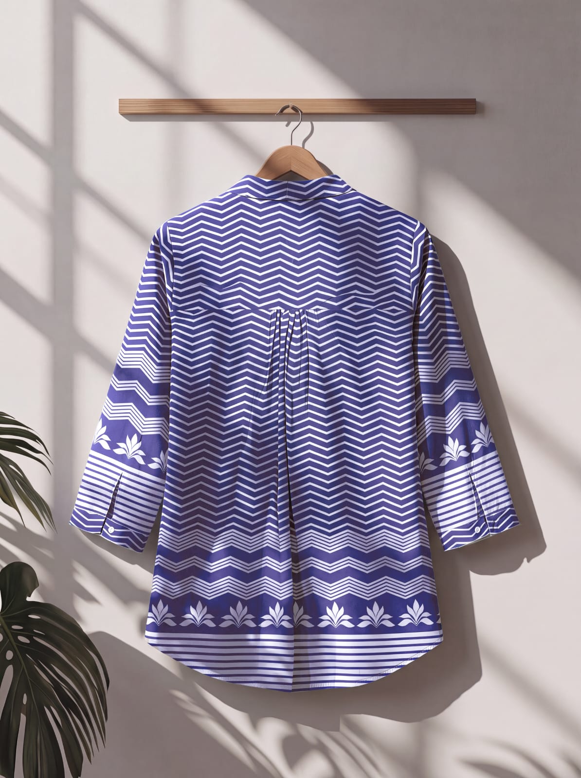 Pure Cotton Floral Printed Casual Wear Top