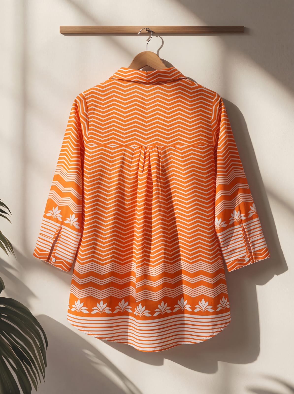 Pure Cotton Floral Printed Casual Wear Top