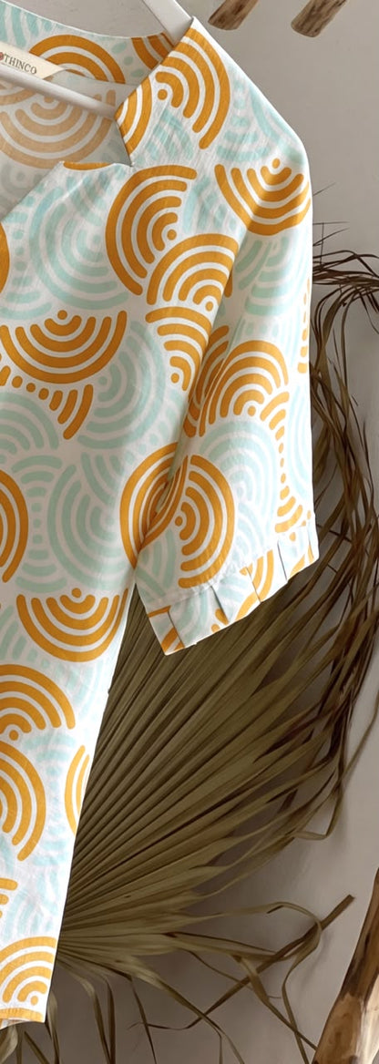 Pure Cotton Floral Printed Comfortable Shirt