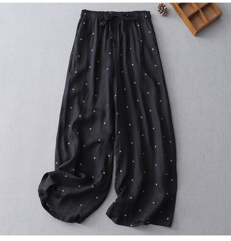 Pure Flex Cotton Printed Dot Harem Pants for Women