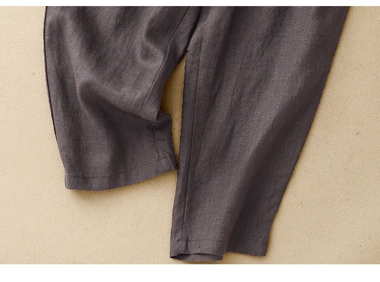 Pure Viscose Linen Women's Relaxed Comfort Pants