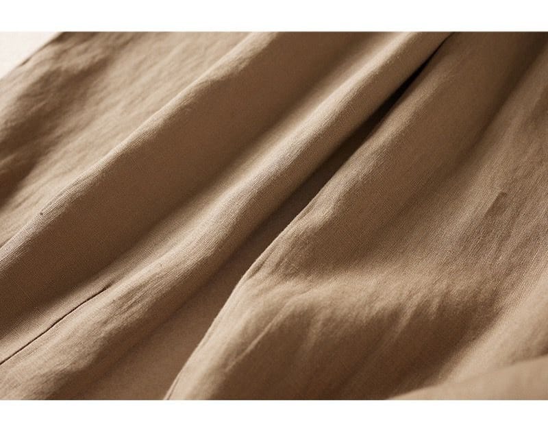 Pure Viscose Linen Women's Relaxed Comfort Pants