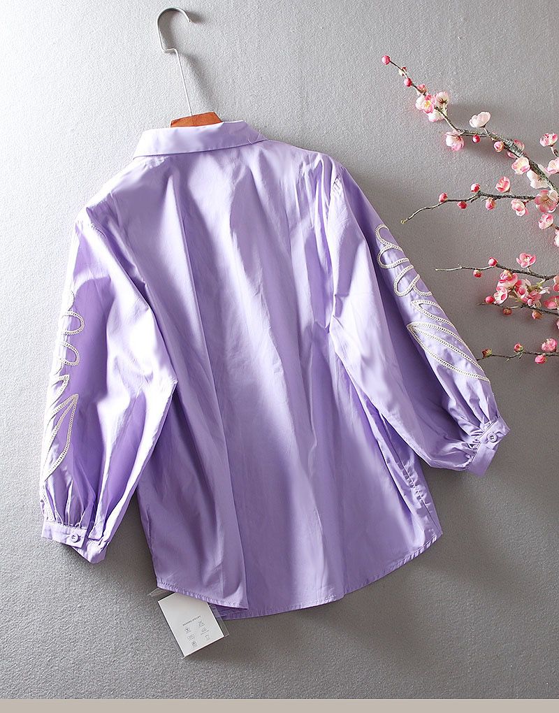 Pure Cotton Embroidered  Shirt