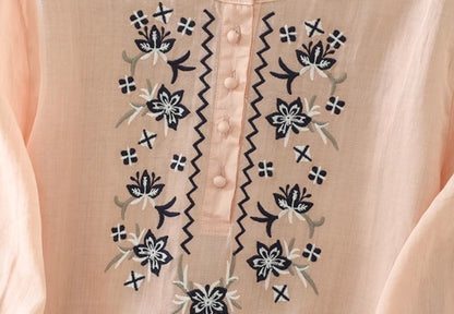 Pure Cotton Embroidered Comfortable Top
