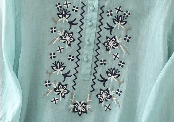 Pure Cotton Embroidered Comfortable Top