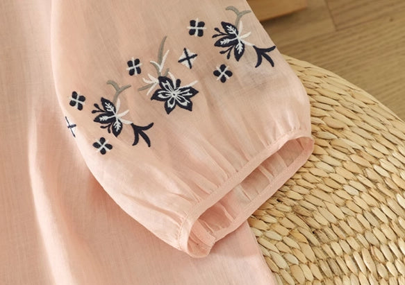 Pure Cotton Embroidered Comfortable Top