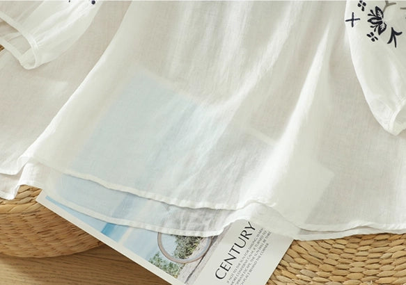 Pure Cotton Embroidered Comfortable Top
