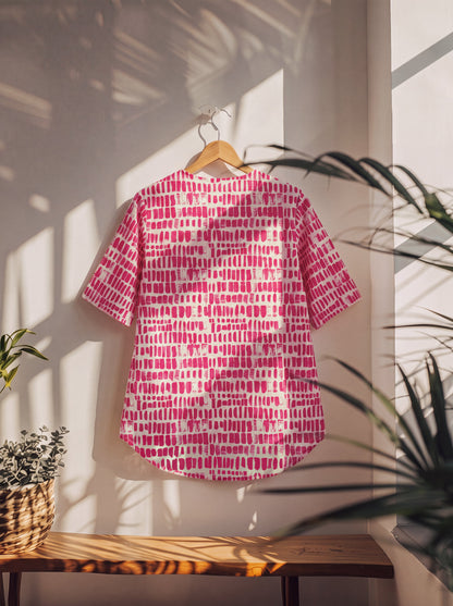 Pure Cotton Floral Printed Comfortable Shirt