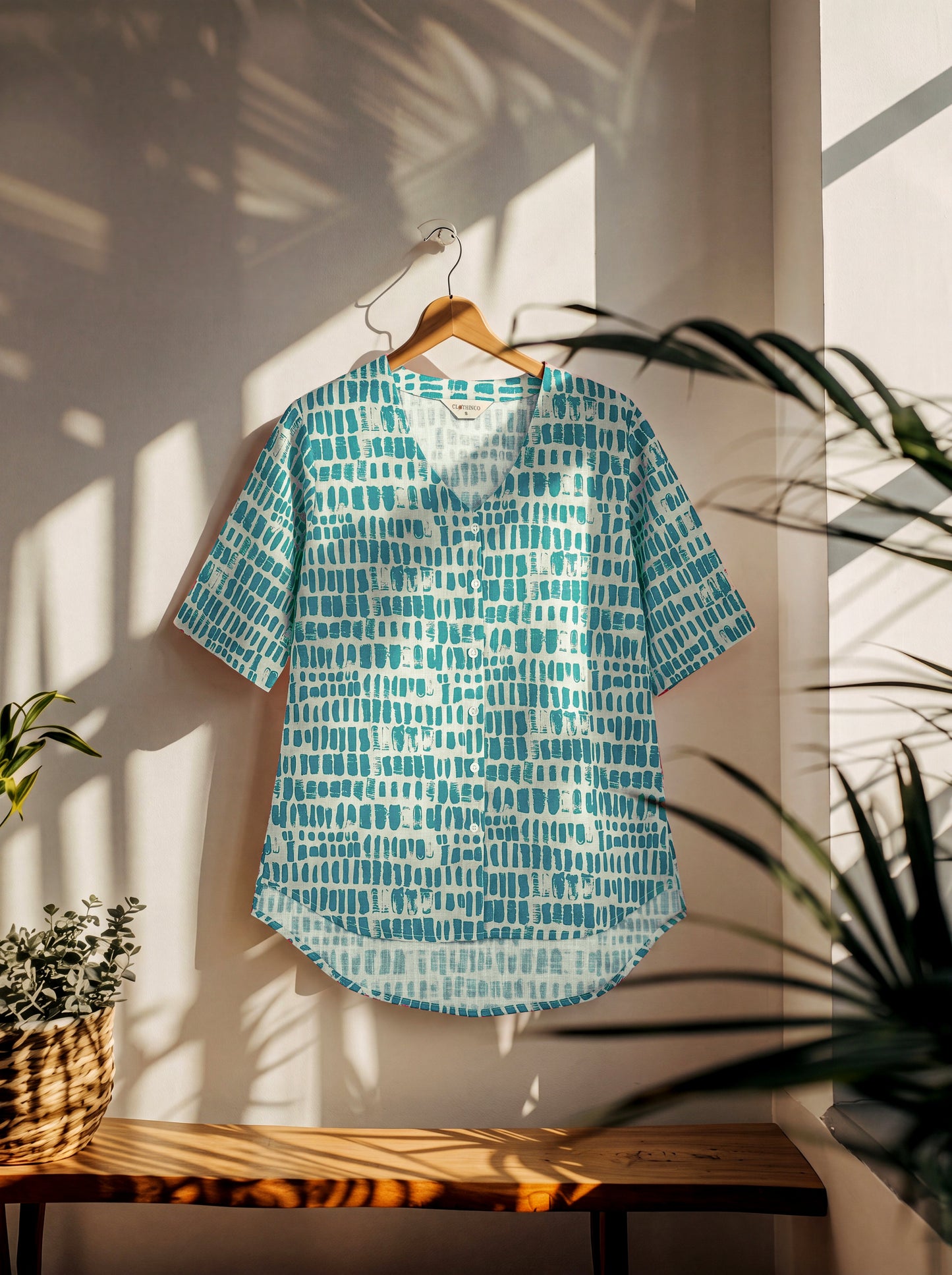 Pure Cotton Floral Printed Comfortable Shirt