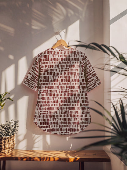 Pure Cotton Floral Printed Comfortable Shirt